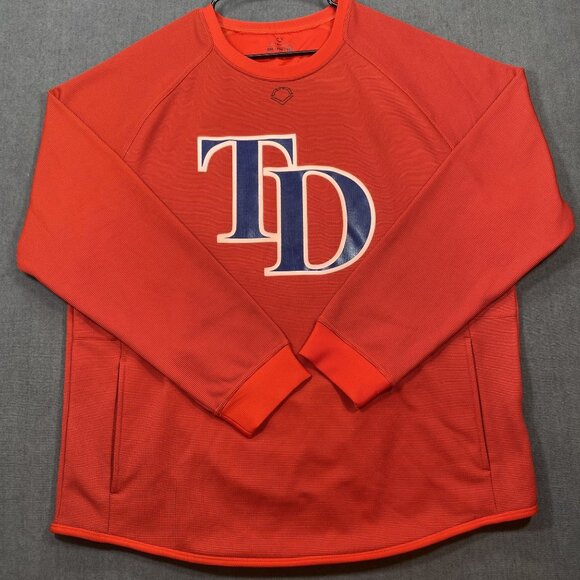 Evoshield Red TD Logo Long Sleeve Mens Pullover Sweatshirt 2XL Polyester/Spandex - Picture 1 of 11